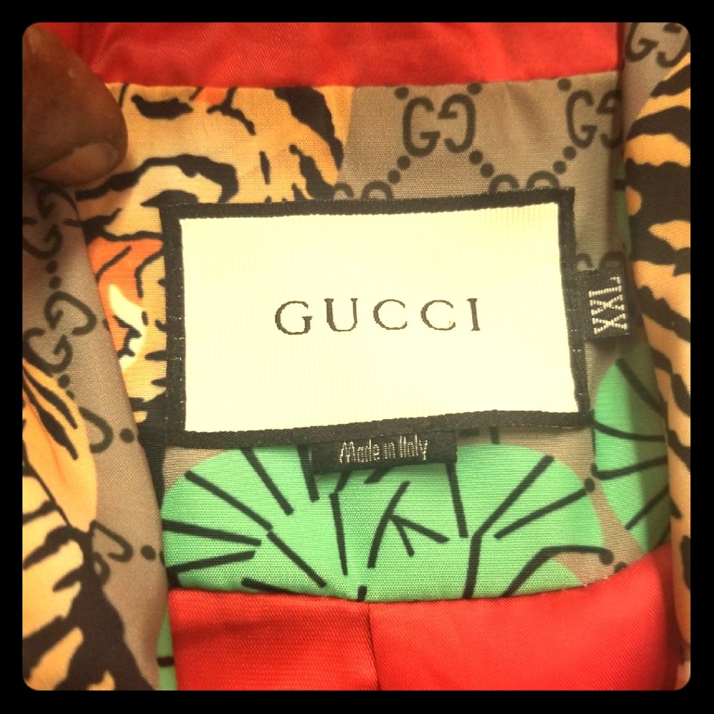 Authentic Gucci Bengal Nylon Jacket